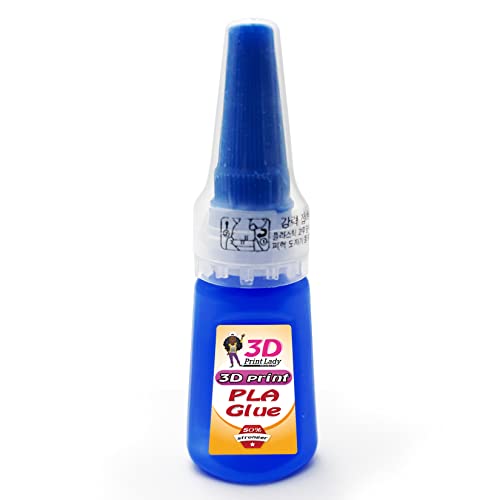 3DPLady | PLAGlue â Colle instantanÃ©e en plastique pour imprimante 3D (SuperGlue) pour le collage de composants en PLA, ABS, PETG, TPU durcit rapidement