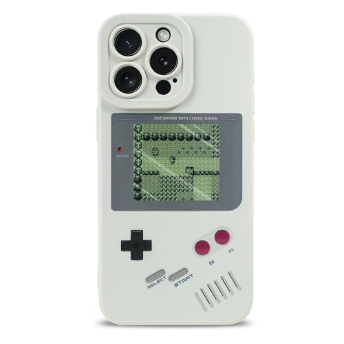 Pounchi Pouchi Retro Game Console Phone Case for iPhone 15 Pro Max Case 6.7'', Protective Case Video...