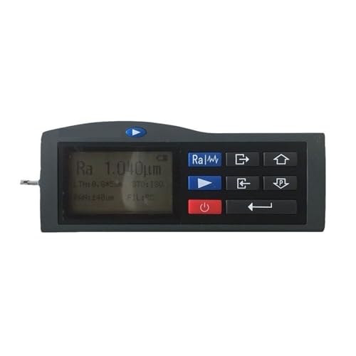 Roughness Tester, Digital Surface Roughness Tester Portable Profilometer Gauge for Metal Parts Industrial Quality Inspection,for Metal Plastic Wood Finish Measurement