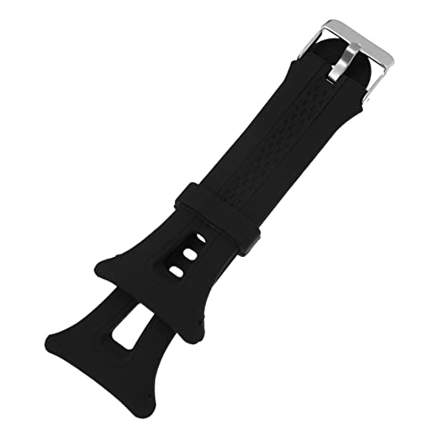 Bracelet Forerunner 10/15 en silicone noir souple et résistant pour montre connectée