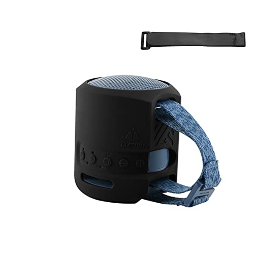Palumma シリコンカバーケース Sony SRS-XB13用 ワイヤレスポータブルコンパクトスピーカーケース 保護スキンスリーブシェル Sony SRS-XB13スピーカー用 (ブラック)