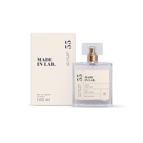 MADE IN LAB No. 55 Perfume for Women, Elegant Eau de Parfum for Women, feminine, intense, long-lasting fragrance | Fragrance notes: Oriental, Floral | 100 ml