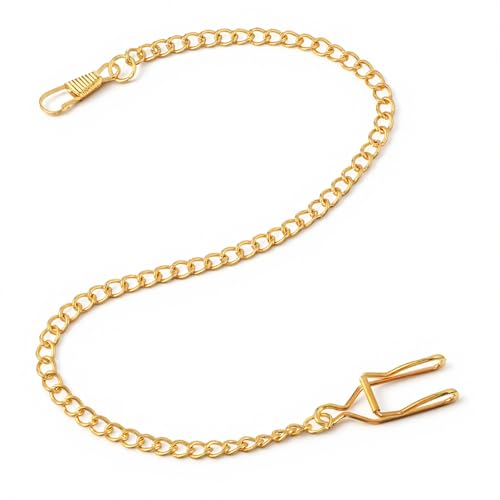 Bruislard Pocket Watch Chain Gold Watch-Chain Vintage Alloy Chain Accessory for Pocket Watch