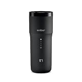 Ember New Temperature Control Smart Mug 2+, 355 ml, schwarz, 3 Stunden Akkulaufzeit - App-gesteuerter beheizter Kaffeebecher mit Apple Find My Integration - verbessertes Design