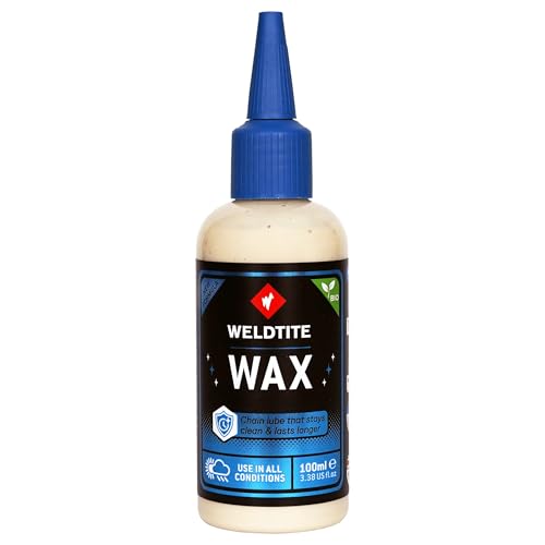 WELDTITE Wax Bike Chain Lube for All Weather - Longer Lasting & Low Maintenance 100 ml