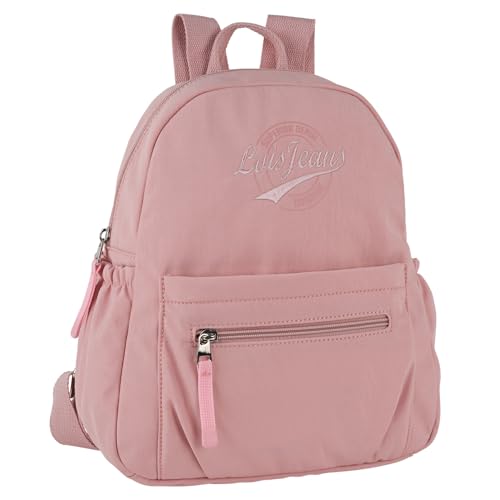 Imagen de Lois Bolso Mochila Mujer Elegante Tipo Casual Moderna Para Vestir Mochilas Mujer Estilo Urbano Mochila Negra Mujer Pequeña Ideal Para Uso Diario
