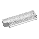 VALICLUD Metall Feuerzeughülle mit Relief Dickes Robustes Schutzetui für Outdoor Survival...