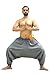 SARJANA HANDICRAFTS Men's Cotton Harem Yoga Baggy Genie Boho Pants (US, Alpha, One Size, Regular, Regular, Grey)
