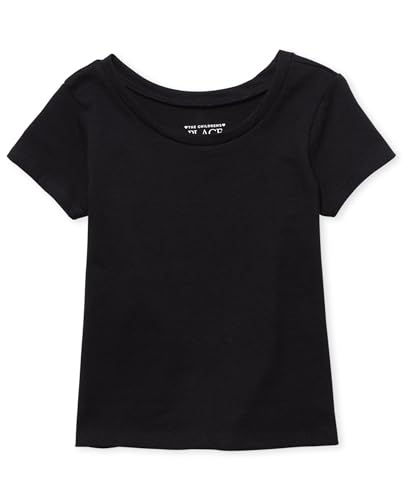 Image of The Children's Place Baby Girls' and Toddler Basic Short Sleeve Layering T-Shirts