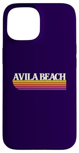 Avila Beach California Retro Graphic - カリフォルニア州アビラビーチ スマホケース iPhone 15 用