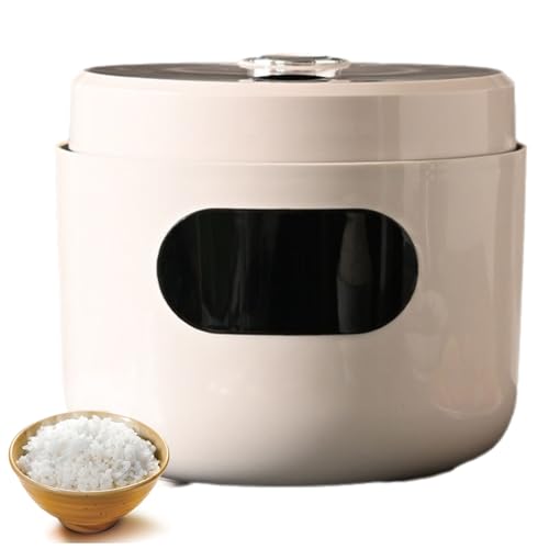 Mini Rice Cooker Steam Cooker Small Rice Hunger Low Sugar Removing Slow Cooker 3L Digital Multi Cooker Stainless Steel Inner Pot Steamer Steam Cooking Timer