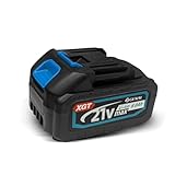 Bateria de Lítio para Ferramentas Elétricas, Alta Capacidade 6.0Ah, com Sistema Inteligente de Proteção, Compatível com Múltiplas Ferramentas e Inclui Dois Tipos de Carregador (21V)