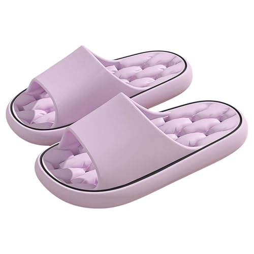 Chanclas de baño para hombre, diseño calado, pantuflas para mujer, puntera abierta, pantuflas de verano, ligeras, transpirables, suela antideslizante, de secado rápido, pantuflas de playa y piscina
