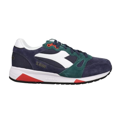 Diadora Mens S8000 Navy Lace Up Sneakers Shoes Casual - Blue