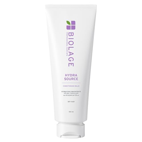 Image of Biolage Hydra Source Anti-Dryness Conditioner, Hydrates and Moisturizes Dry Hair, Enriched with Aloe Vera and Hydroxy Acid, Vegan & Cruelty-Free, 100ml