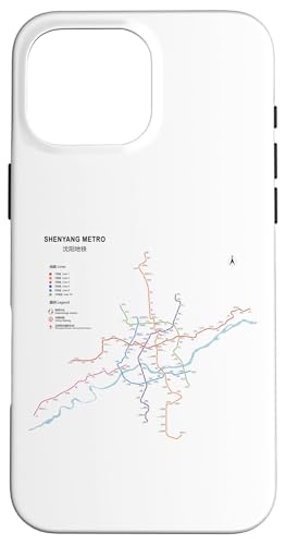 Shenyang China Train Line Railway ? Souvenir Route Map �X�}�z�P�[�X iPhone 16 Pro Max �p