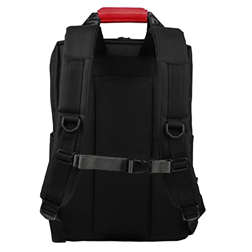 FIREFIRST x RADIO EVA - Evangelion Backpack With Symbol Label, Black, W28×H41×D14(cm) - Image 4
