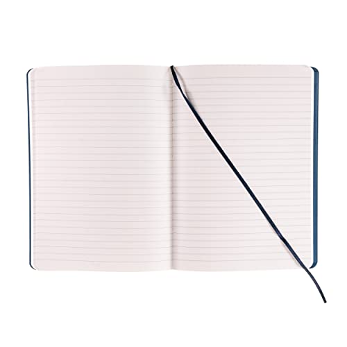 Carnet de notes Fabriano Ecoqua Plus cousu signé A5 bleu foncé - 3