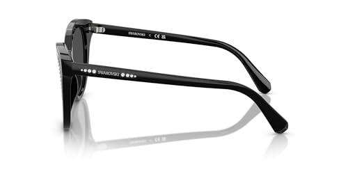 Swarovski Women's Sk6031f Low Bridge Fit Butterfly Sunglasses3