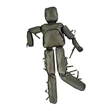 Wasserrettungs-Trainingspuppe, Schwimmende Rettungspuppe for Schwimmbecken, Mit Wasser/Sand Befüllbar, Doppellagiges Gewebe, for Lebensrettende Notfallübungen(Gray,175cm/10kg)