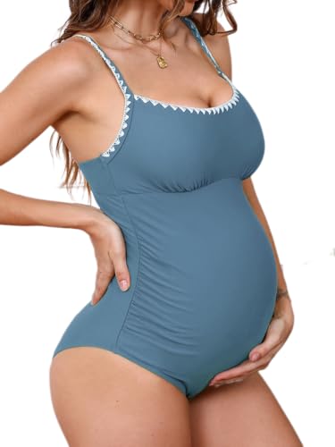 CUPSHE Damen Maternity Badeanzug U Ausschnitt...