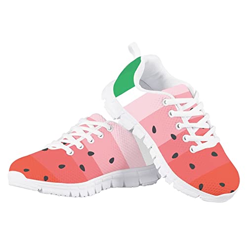 Yzaoxia Girls Tennis Shoes Kids Breathable Mesh Sneakers Running Walking Sports Shoes Size 11-34