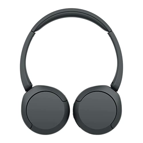Sony Wh-Ch520 Compact Easy Carrying Wireless Bluetooth On-Ear Headphones With Microphone (Black) Bundle With Protective Hard Case For Headphones (2 Items) #TOP3