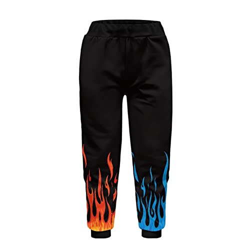Boys' Track Pants, Kids Girls' Loose Elastic Sports Pants, Teens Sweatpants Polyester Active Joggers (Size: 4-15)2