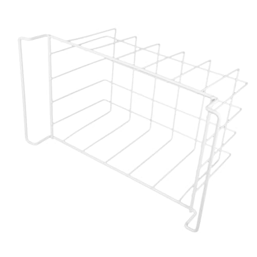 FIXOSHEE Cesta de Alambre para Congelador Ventilada Multiusos Organizador de Almacenamiento para y Refrigeradores
