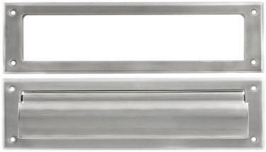 Deltana Mail Slot with Rear Access Finish: Brushed Nickel