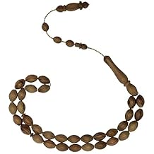 خشب زيتون مصنوع يدويًا 33 خرز Tasbeeh Misbaha هدية إسلامية Tasbih خرز صلاة Tesbih 10 مم متوسط الحجم Dhikr Rosary