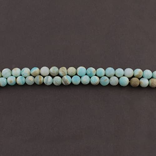 Perles briolettes en opale bleue LKBEADS 9-10mm pour créer vos propres colliers d'été