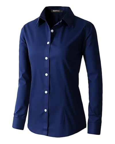 Beninos Women's Formal Work Wear White Simple Shirt