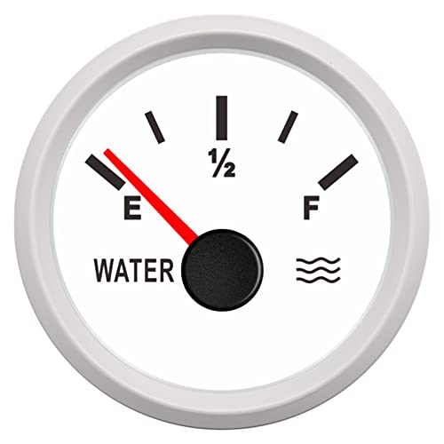 Outil jauge d'indicateur réservoir bateau étanche 52mm 0-190 ohm et 240-33 ohms