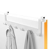 ✔ DESIGNED IN GERMANY: Moderne und praktische Garderobenleiste für die Türrückseite.