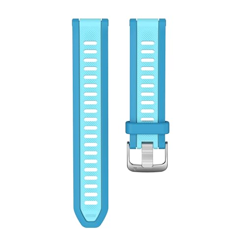 Correa de silicona 20mm para Garmin Forerunner 165 miniatura 4