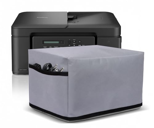 Image of Crasome Dust & Water Proof Printer Cover for Brother Ink Tank DCP-T730DW (Grey)