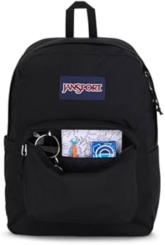 JanSport SuperBreak Backpack - Lightweight School Pack, Black