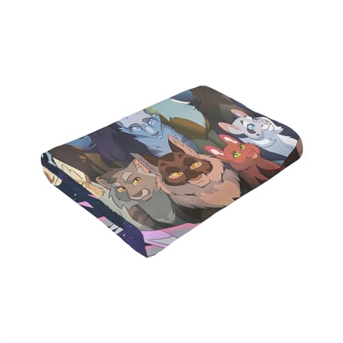 Cats Blanket for Women Girls Goys Pet Kids Soft Warm Cozy Throw Blanket Sofa Bed Fleece Travel Blanket Gifts 50"x40" by Xiuzfuio - Image 6