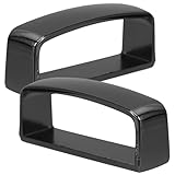 SHOWERORO Sujetadores Metálicos para de Hombre 40 CM Ancho Color Negro Anillo Ajustador Resistente Accesorios para y Mochilas Hebillas Deslizantes de Ajuste de Metal