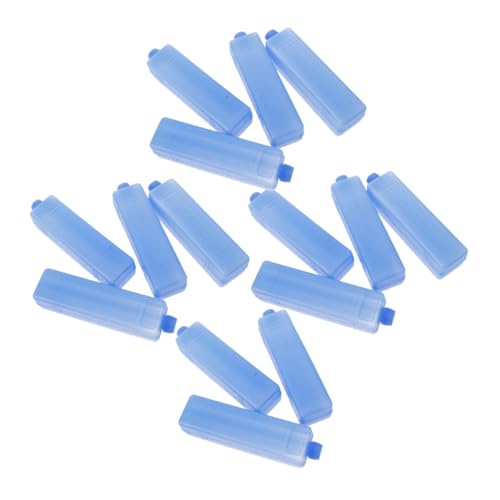 YARNOW 15 Piezas Unidades Paquetes de Hielo Reutilizables para Bolsas Térmicas Bloques de Congelación para Conservación de Alimentos y Enfriadores de Aire Compactos y Resistentes para