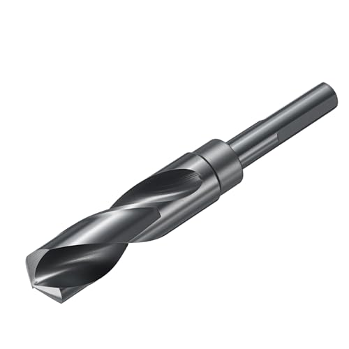 Foret de 22,5 mm pour métal dur et acier inoxydable HSS M2 à tige plate 1/2" uxcell