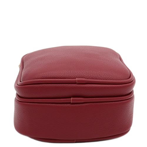 Image of FashionPuzzle Multi Pocket PU Leather Casual Medium Crossbody Bag with Adjustable Strap