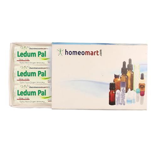 Homeomart.com Ledum Palustre Homeopathy Pellets (Pills) in 200C Potency; Pack of 3