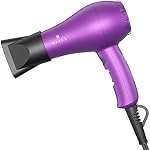 Mini Sèche-cheveux de voyage Puissant 1000W Séchoir compact en céramique avec concentrateur DC Moteur assez léger Séchoir pour RV & Verser de l'art