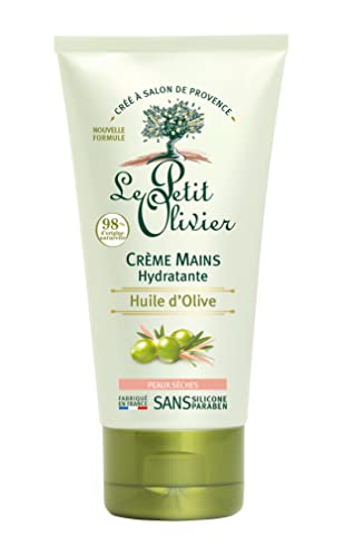 Le Petit Olivier - Crème Mains Hydratante Huile d’Olive - Peaux Sèches - Fabriqué en France - Tube 75 ml - Sans silicone Cover