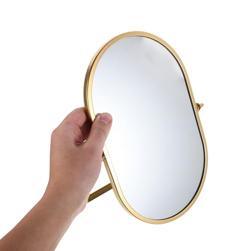Miroir de maquillage pliable grand format pour éviter les reflets