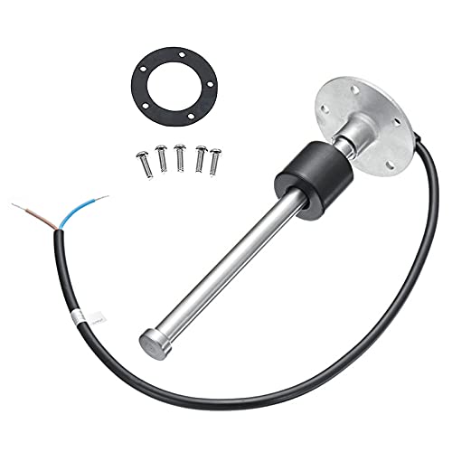 Amszke Fuel Sending Unit 11''(280Mm) 240-33 Ohms For Boat Car Stainless Steel Fuel Tank Sending Unit Fuel Water Level Sensor Truck Rv Marine Gas Water Tank Sender Fuel Gauge Sending Unit 5 Hole Fit #TOP18