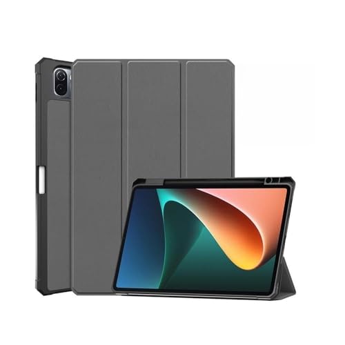 Étui de protection Xiaomi Mi Pad 5 Pro 11 2021 trois volets gris
