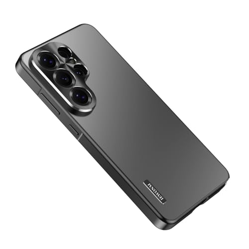 Coque Samsung S24 Plus antichoc silicone rigide noir étui bumper métal